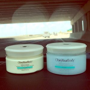 Dead Sea Body scrub and Shea butter cream